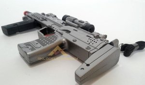 SESLİ IŞIKLI TİTREŞİMLİ UZİ MODEL OYUNCAK TÜFEK