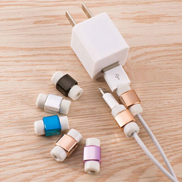 Usb Şarj Kablo Koruyucu İphone Samsung Uyumlu 2 Adet Renkli