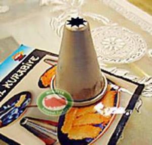 TIRTIL KURABİYE ve PASTA SÜS KALIBI PASLANMAZ