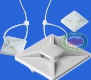 Yapışkanlı kablo bağı kroşesi 28x28cm