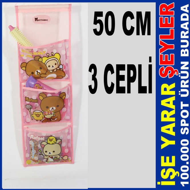 3 GÖZLÜ ASKILI ÇOCUK OYUNCAK ve EŞYA SEPETİ