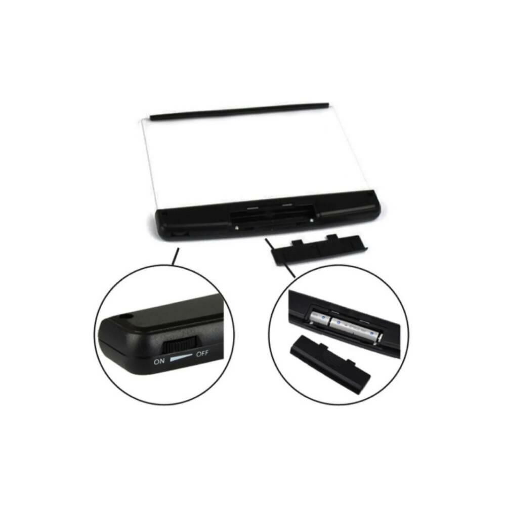 Beyaz LED Lambalı Taşınabilir Göz Dostu Kitap Arası Okuma Işığı LED Panel Kitap Okuma Lambası