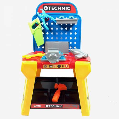 Dede Oyuncak 33 Parça Tezgahlı Teknik Tamir Eğitici Oyun Seti