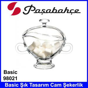 Paşabahçe 98021 Basic Şekerlik Şık Kalieteli Cam Ürün Tasarım