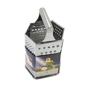 Paslanmaz Çelik Altıgen Rende 6 Farklı Şekilli Köşeli Rende