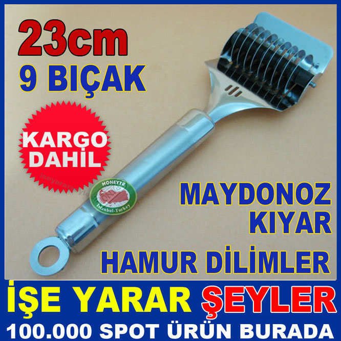 PASLANMAZ ÇELİK INOX HAMUR DİLİMLEYİCİ, MAKARNA HAMUR KESME