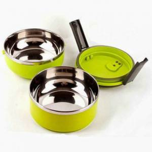 Paslanmaz Çelik İç Yüzeyli Tekli Yemek Termosu 1 Kaplı Isı Korumalı Renkli Sefer Tası Sıcak-Soğuk