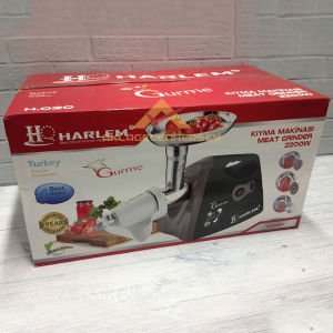 Harlem Kıyma Makinesi 2200 Watt Tüm Aparatlarla Tam Set Salça, Sucuk Sosis Yapan Aparatlı Elektrikli