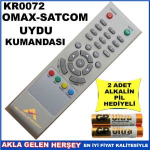 OMAX-SATKOM UYDU CİHAZI Receiver KUMANDA KR0072
