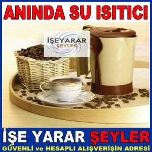 Plastik kaşıklı 350ml elektrikli anında su ısıtıcı pratik ve kolay bol köpüklü türk kahvesi makinesi