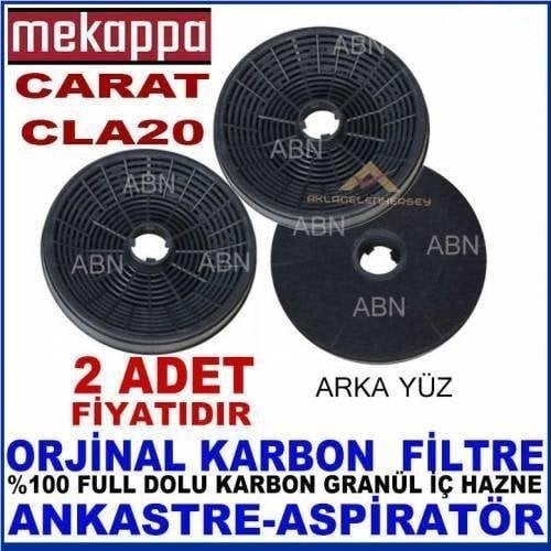 Mekappa Ankastre Davlumbaz Filtresi Mekappa Carat Cla20 Model Davlumbaz İçin Granül Karbon Filtre