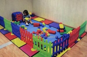 8 PARÇA KOLAY KURULUMLU ÇOCUK OYUN ALANI BAHÇE ÇİTİ TOP HAVUZU