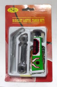 Kaliteli Hammaddeden Üretilmiş 10 Parça Bisiklet Tamir Seti      Yolda Kalmaya Bir Son Verin