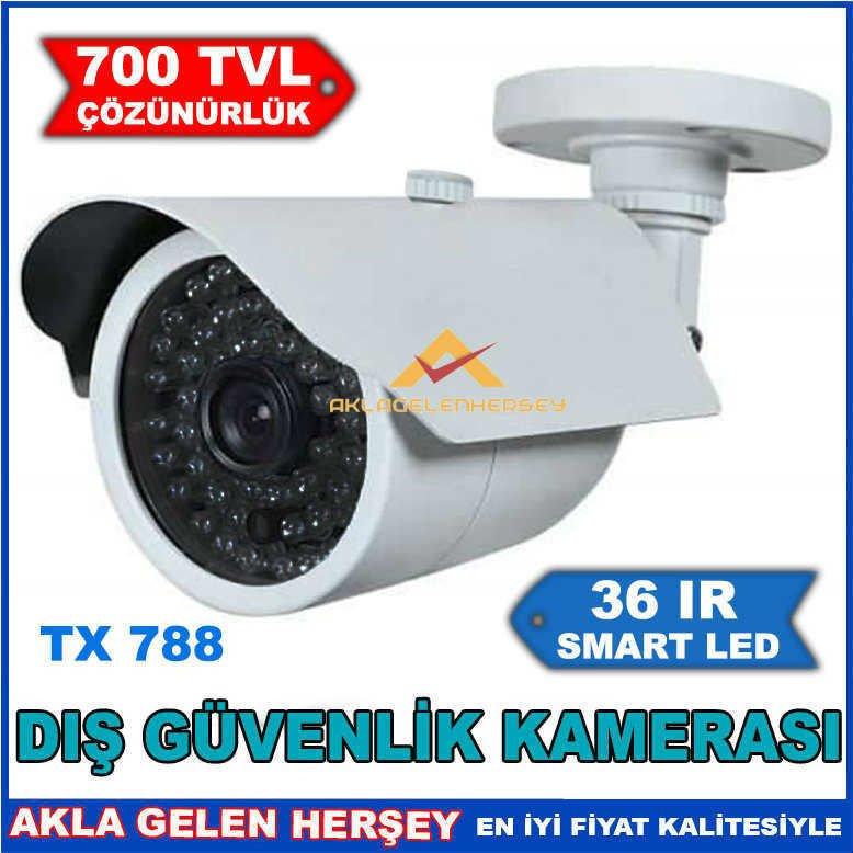 700 TVL TX788 GECE GÖRÜŞLÜ DIŞ GÜVENLİK KAMERASI