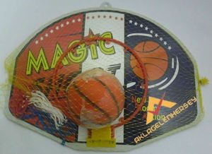 Kapıya Ve Duvara Takılan Mini Basket Topu Hediyeli Desenli Eğitici Oyuncak Basketbol Potası Ve Topu