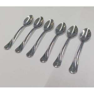 Paslanmaz Çelik 6 adet Furkan Desen Çay Kaşığı Takımı Rostfrei Özel Krom Kaplama,Uygun Fiyatlı Kaşık