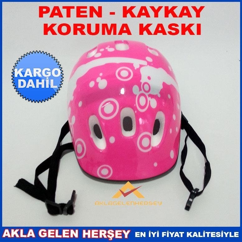 PATEN-KAYKAY ve BİSİKLET KORUMA KASKI PEMBE KD