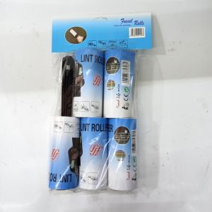 Pratik Kullanışlı Lint Roller Tüy Toplama Rulosu 5 Yedek Rulo + 1 Sap