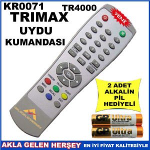 TRİMAX UYDU CİHAZI Receiver KUMANDASI KR0071