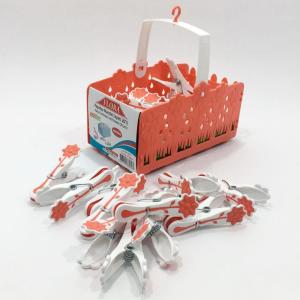 İz Yapmayan Silikonlu Sepetli Parfümlü Papatya Mandal Seti 20 li