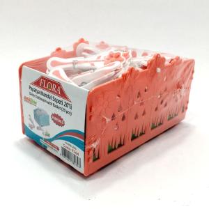 İz Yapmayan Silikonlu Sepetli Parfümlü Papatya Mandal Seti 20 li