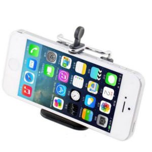 Tripod Bağlantılı Yay Mekanizmalı Ayarlanabilir Kaymaz Güvenli Cep Telefonu Tutucu Aparat-1