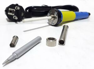 60W Fişi Topraklı Profesyonel Lehim Kalem Havya Makinesi TM-9107 1.2m Kaliteli Kalın Kablo Uzunluğu