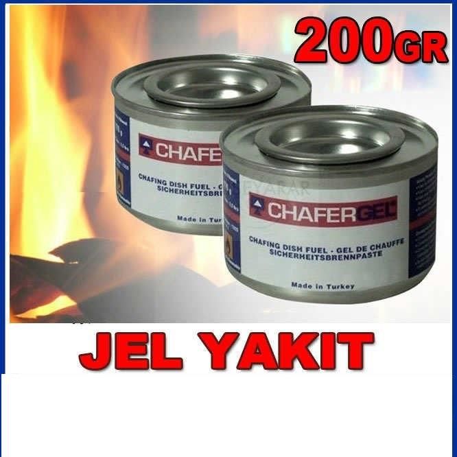 200g TÜRK MALI METAL KUTU MAVİ ALEVLI JEL YAKITI
