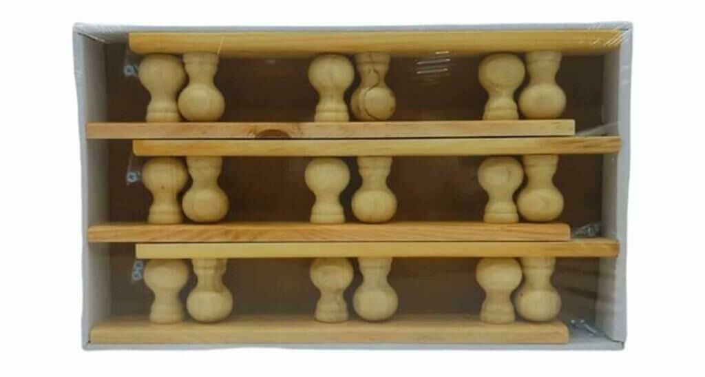 NRX-325 Ahşap Üç Kollu Duvar Askısı