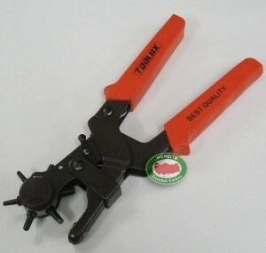 Profesyonel Kemer Delme Makinesi +6 Ölçülü Zımba