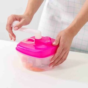 3 Bıçaklı Ve 3 Hız Kademeli, Yumurta Akı Ayırıcısı Olan Pratik Çevirmeli El Rondosu Sebze Doğrayıcı