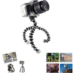 Akrobat Cep Telefonu Fotoğraf Makinesi Boncuklu Katlanır Esnek Heryere Tutunabilir Tripod Ayak-1