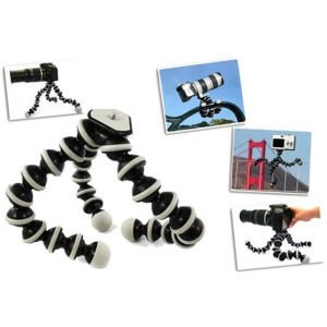 Akrobat Cep Telefonu Fotoğraf Makinesi Boncuklu Katlanır Esnek Heryere Tutunabilir Tripod Ayak-1