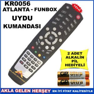 ATLANTA UYDU CİHAZI Receiver KUMANDASI KR0056