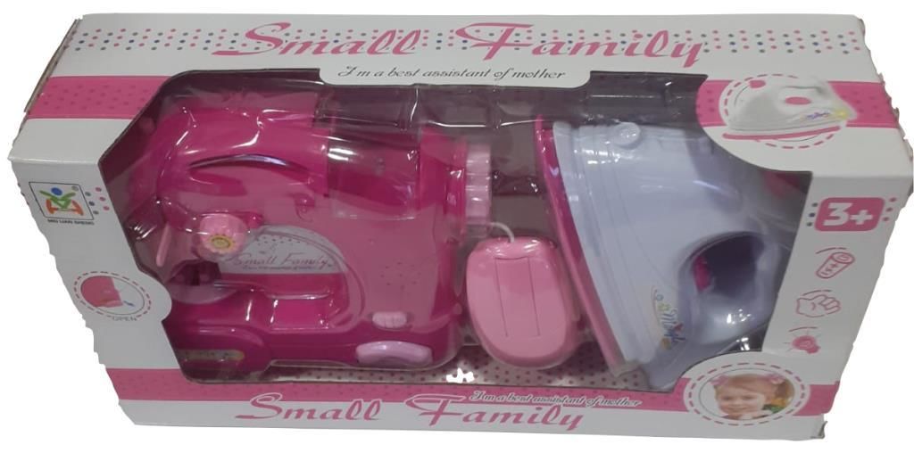 Dikiş ve Ütü Seti Evcilik Oyuncakları Işıklı Ev Oyuncagı Kız Çocukları için Ütü,Dikiş Makinası