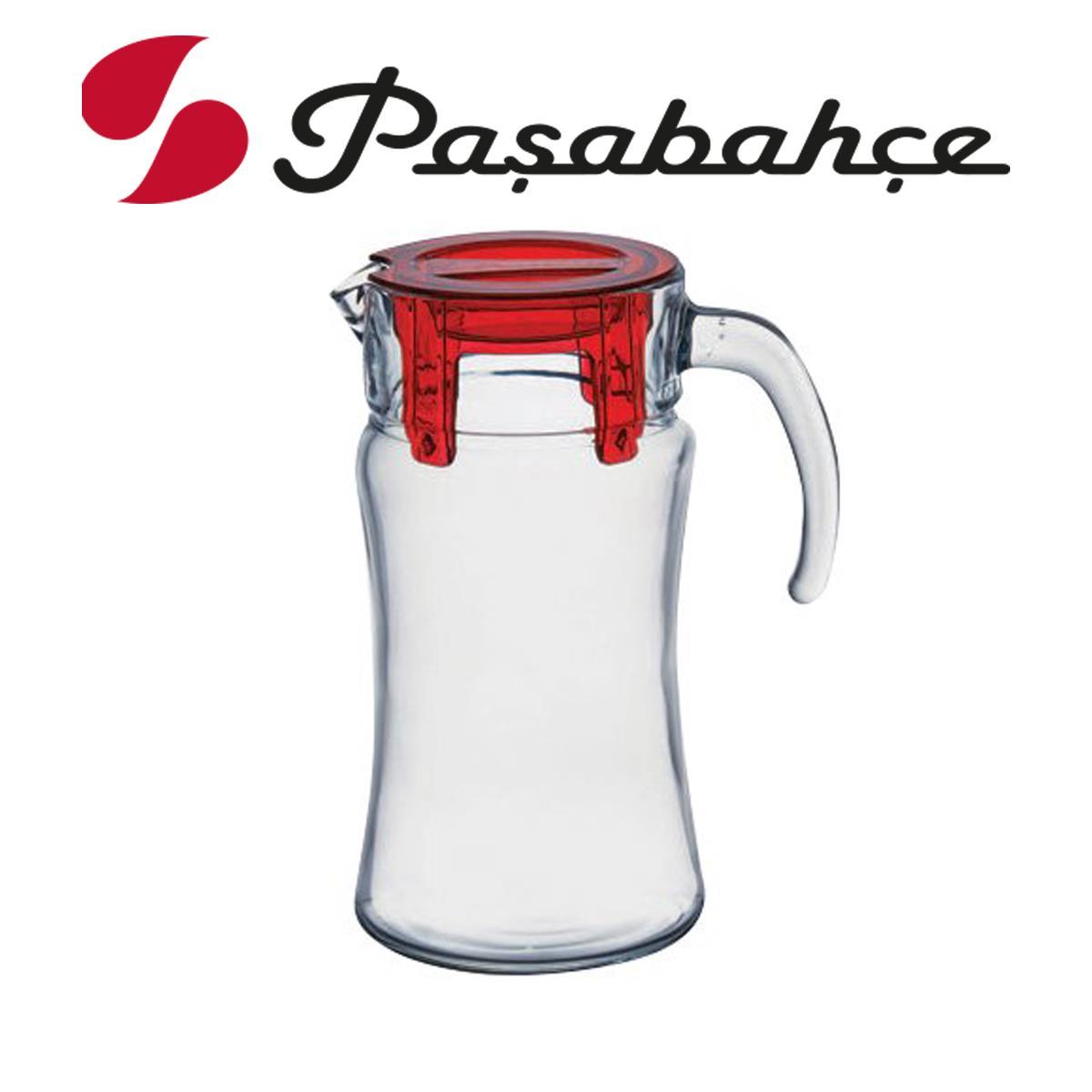Paşabahçe 43018 Azur Kırmızı Şık Kaliteli Cam Sürahi 1400 cc