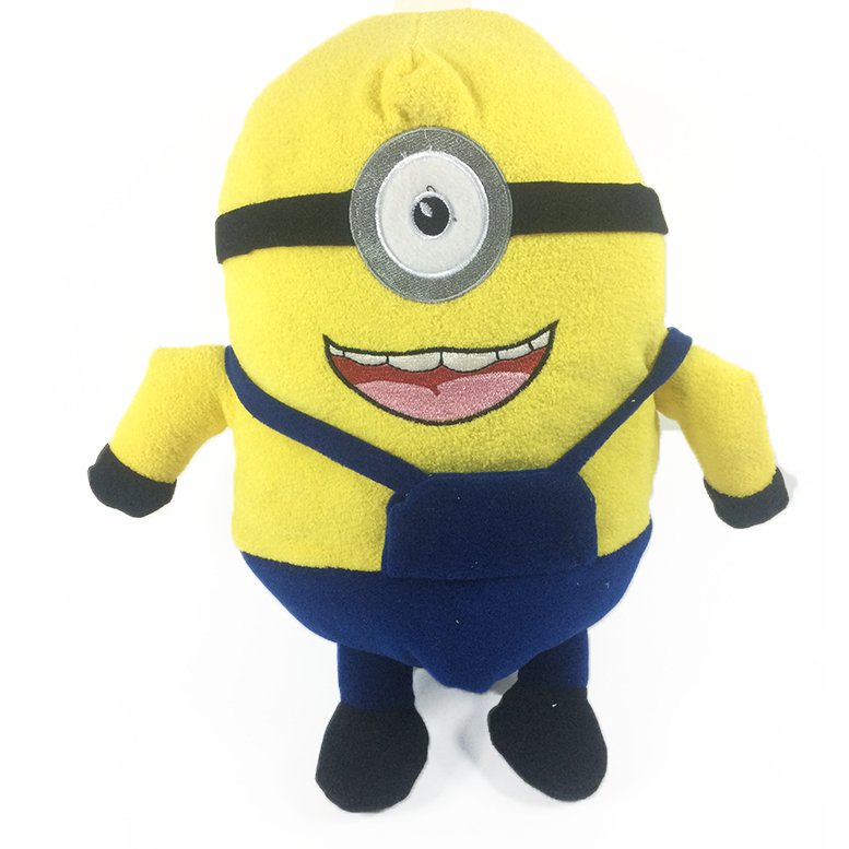 Çılgın Hırsız Karakteri Minyonlar Gözlüklü Bob Şirin Peluş Oyuncak 40 Cm Boyunda