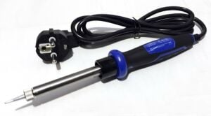 40W Fişi Topraklı Profesyonel Lehim Kalem Kauçuk Sap 1.2m Kablo  10cm Ağız Uzunluğu