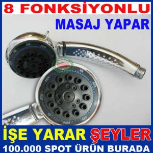 KROM DUŞ BAŞLIĞI 8 FONKSİYONLA MASAJ YAPAR