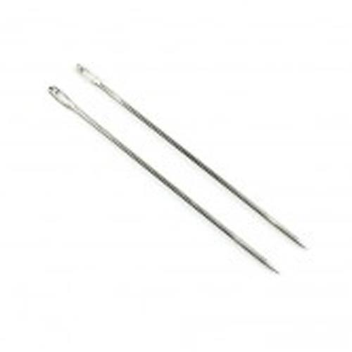 2 adet Büyük Boy 13 Cm Paslanmaz Çelik Yorgan İğnesi Çuvaldız
