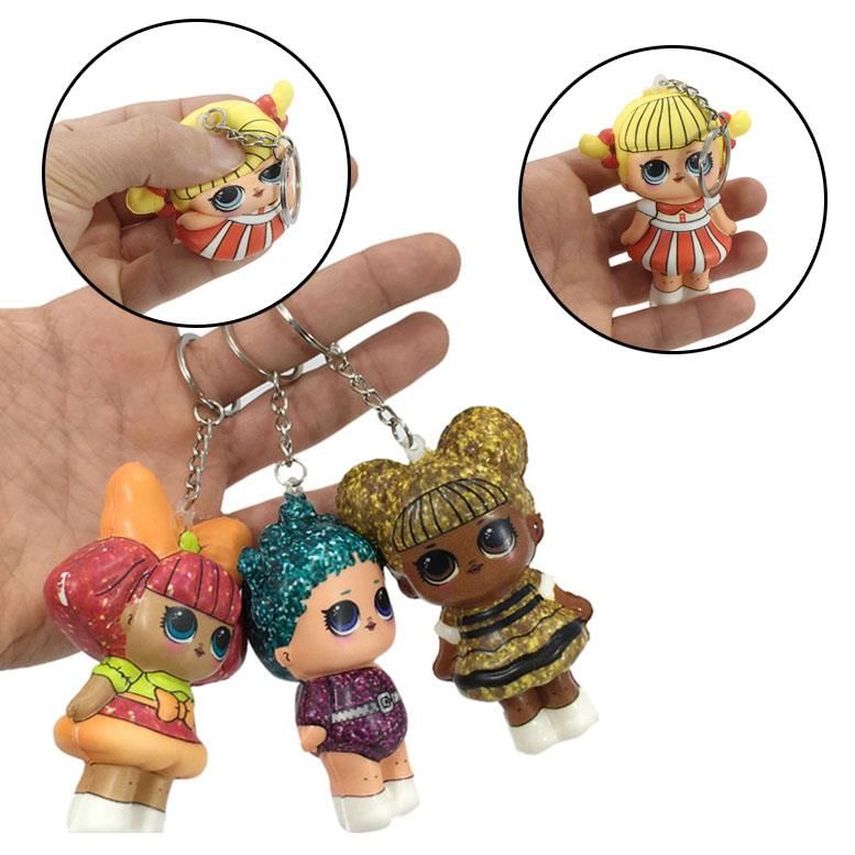 Anahtarlıklı Yumuşak Sık Bırak Mini Sukuşi Lol Bebek 8cm Squishy Anahtarlık Oyuncak