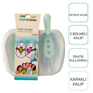 Meybuz Kalıbı 2’li-Pratik Dondurma Kalıbı