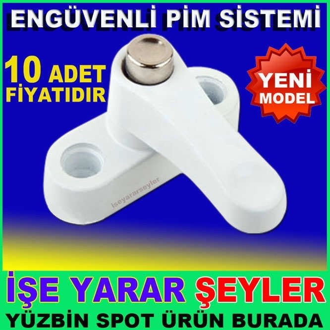 10ad PİMLİ PENCERE EMNİYET KİLİDİ ÇocukGÜVENLİĞİ