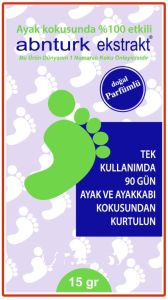 24 adet Doğal Parfümlü Ayak Kokusu Giderici Koku Önleyici Sağlıklı Toz 120 Gün Etkili 15gr x 6 Poşet