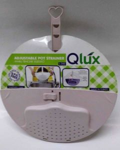 QLUX Plastik Ayarlı Tencere Süzgeci L 245, Ayarlanabilir Bpa İçermez D-Raf