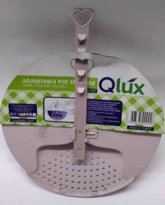 QLUX Plastik Ayarlı Tencere Süzgeci L 245, Ayarlanabilir Bpa İçermez D-Raf