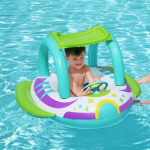 34149 Bestway 1,07m x 1,12m Space Splash Gölgelikli Bebek Teknesi Botu