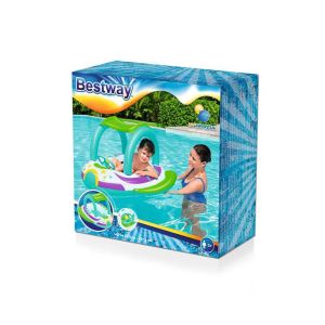 34149 Bestway 1,07m x 1,12m Space Splash Gölgelikli Bebek Teknesi Botu