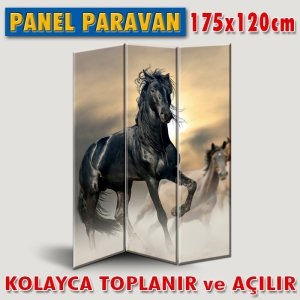 GÖRSELLİ KATLANIR PANEL BÖLME SİSTEMİ - SİYAHIN GÜZELLİĞİ