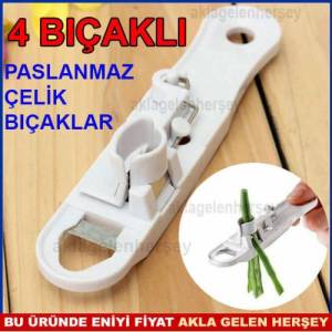 Pratik Taze Fasulye Dilimleyici Ayıklama Bıçağı
